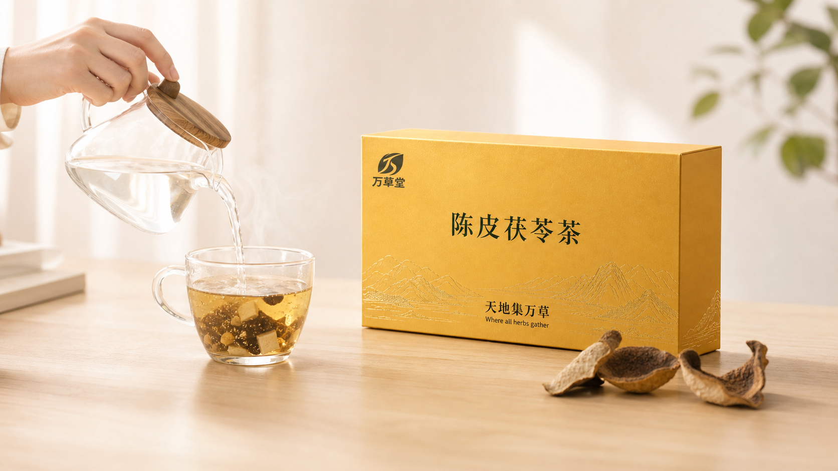 陈皮茯苓茶场景展示
