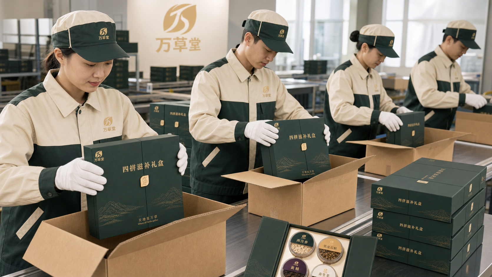 品牌场景示意：包装产品